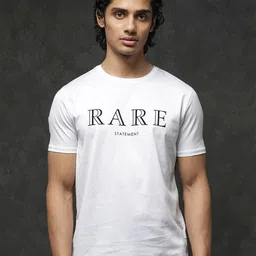 RARE RABBIT Men Junot Typography Printed Cotton Slim Fit T-Shirt-picture-27