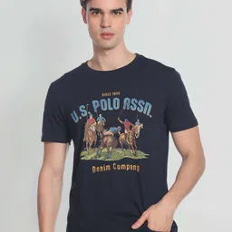 U.S. Polo Assn. Denim Co. Bold Print Crew Neck T-Shirt-picture-40