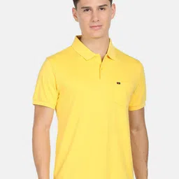 AD By Arvind Polo Collar Slim Fit T-shirt-picture-42