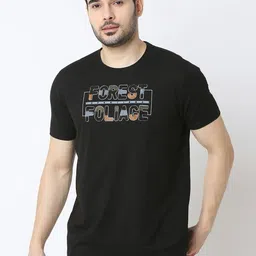 SPYKAR Men Typography Printed Round Neck Cotton Slim Fit T-shirt-picture-11