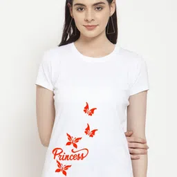 Friskers Women Typography Printed Round Neck Cotton T-shirt-picture-14