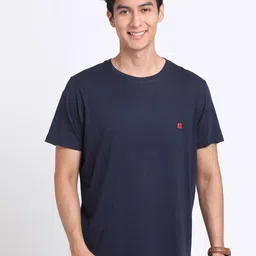 Turtle Slim Fit Round Neck Pure Cotton T-shirt-picture-33