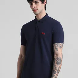 Jack & Jones Polo Collar Slim Fit Cotton T-shirt-picture-12