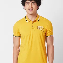 SPYKAR Polo Collar Short Sleeves Cotton Slim Fit T-shirt-picture-50