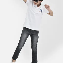 Crimsoune Club Boys Slim Fit Polo Collar T-shirt-image-10