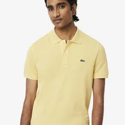 Lacoste Men Solid Polo Collar Cotton T-shirt-picture-40