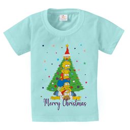 Babywish Kids Christmas Printed Short Sleeves Relaxed Fit Cotton T-shirt-picture-15