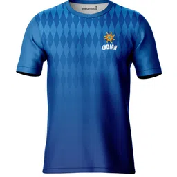 mezmoda Boys Blue Sublimation Cricket Fan Jersey T-shirt-picture-56