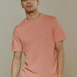 Andamen Men Single Jersey Compact Cotton Yarn Melange Crew Neck T-shirt-picture-28