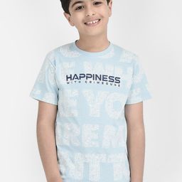 Crimsoune Club Boys Typography Printed Pure Cotton T-Shirt-picture-9