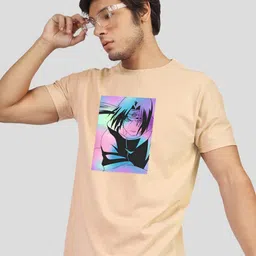 Greylongg Men Itachi Graphic Printed Round Neck T-shirt-picture-29