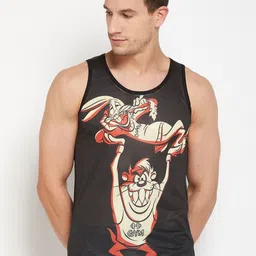 Wear Your Mind Looney Tunes Printed Sleeveless T-shirt-image-20