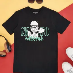 Pantaloons Junior Boys Naruto Printed Round Neck T-shirt-picture-17