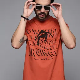 HRX by Hrithik Roshan Men Typography Printed Round Neck T-shirt-picture-56