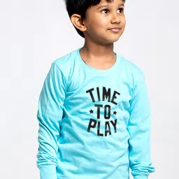 Friskers Boys Typography Printed Long Sleeves Pure Cotton T-shirt-picture-33