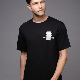 HRX by Hrithik Roshan Men Typography Printed Round Neck T-shirt-image-44