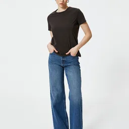 Koton Round Neck Short Sleeves Cotton T-shirt image 1