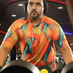 Instafab Plus Men Printed V-Neck Pockets T-shirt-picture-41