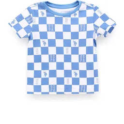 U.S. Polo Assn. Kids Boys Geometric Printed Pure Cotton T-shirt-picture-16