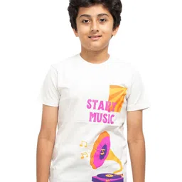 BAESD Boys Typography Printed Pure Cotton T-shirt-image-26