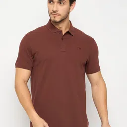 98 Degree North Men Solid Polo Collar Pure Cotton T-shirt-picture-33