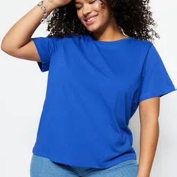 Trendyol Round Neck Short Sleeves Cotton T-shirt-picture-22