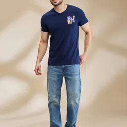 Being Human Men V-Neck Pockets T-shirt image 1