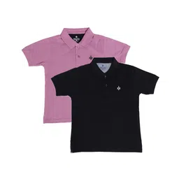 BAESD Boys Pack Of 2 Polo Collar Cotton T-shirt-picture-52