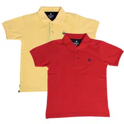 BAESD Boys Pack of 2 Polo Collar Cotton T-shirts-picture-15