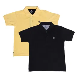BAESD Boys Pack of 2 Polo Collar Cotton T-shirts-picture-38