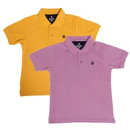 BAESD Boys Pack Of 2 Polo Collar Cotton T-shirts-picture-22