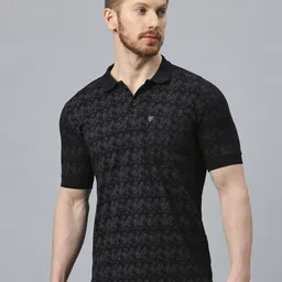 Klub Fox Men Printed Polo Collar Pockets T-shirt-picture-19