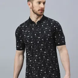 Klub Fox Men Printed Polo Collar Pockets T-shirt-picture-18