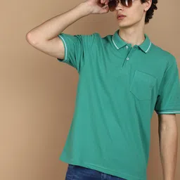 V-Mart Polo Collar Short Sleeves Regular Fit T-shirt-picture-40