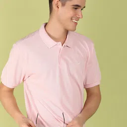 V-Mart Men Embroidered Brand Logo Polo Collar T-shirt-picture-48