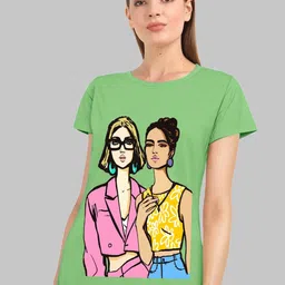 CHOZI Graphic Printed Short Sleeves Bio Finish Cotton T-shirt-image-62