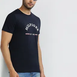 Tommy Hilfiger Men Round Neck Typography T-shirt image 1