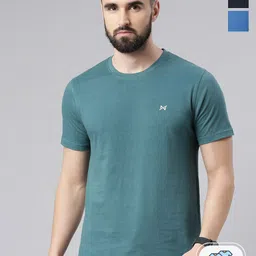 Force NXT Pack Of 3 Super Combed Cotton T-Shirt-picture-28