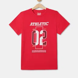 R&B Boys Typography Printed Relaxed Cotton T-shirt-picture-31