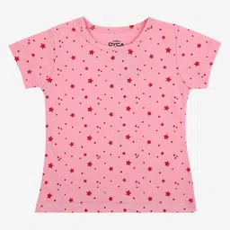 DYCA Girls Conversational Printed Round Neck Half Sleeves Tshirt-picture-54