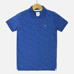 Allen Solly Junior Boys Conversational Printed Pure Cotton T-shirt-picture-49