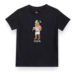 U.S. Polo Assn. Kids Boys Graphic Printed Pure Cotton T-shirt-picture-17