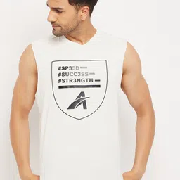 ATHLISIS Men White Typography Printed Bio Finish T-shirt-picture-39