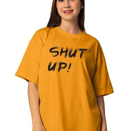 STATUS MANTRA Typography Printed Round Neck Three-quarter, Drop-Shoulder Sleeves T-shirt-image-52