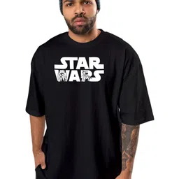 BAESD Men Typography Printed Hooded Applique T-shirt image 1