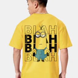 Crazymonk Typography Printed Cotton Oversized T-shirt-picture-58