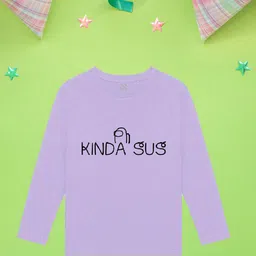 NUSYL Boys Purple Monochrome Applique T-shirt-picture-29