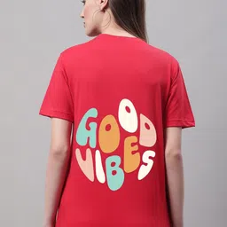 Miaz Lifestyle Typography Printed Pure Cotton T-Shirt-image-97