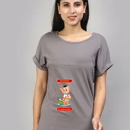 SillyBoom Graphic Printed Extended Sleeves Maternity T-shirt-picture-15