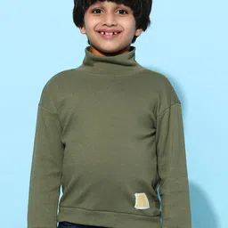 TALES & STORIES Boys High Neck Applique High Neck Cotton T-shirt-picture-10